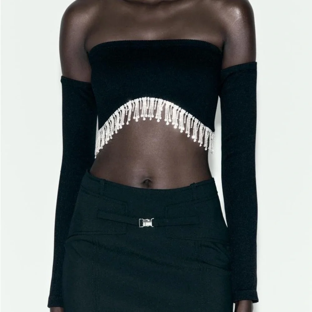 Zara seamless rhinestone